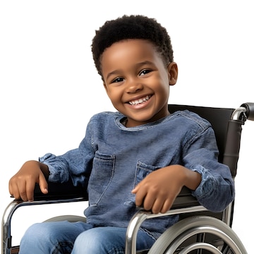 A diverse group of children including a child with Down syndrome smiling and playing music together