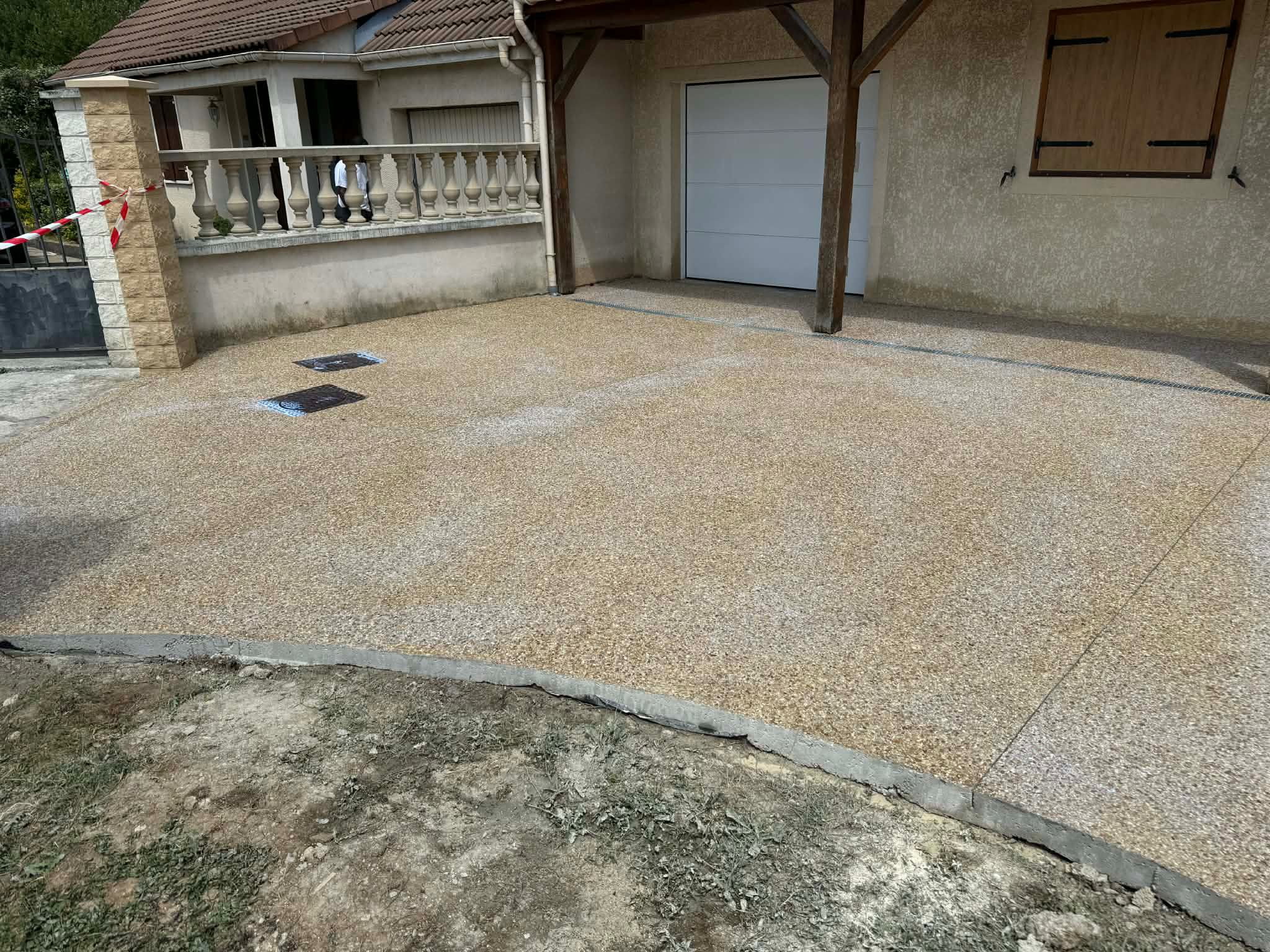 Parcare rezidențială beton elicopterizat