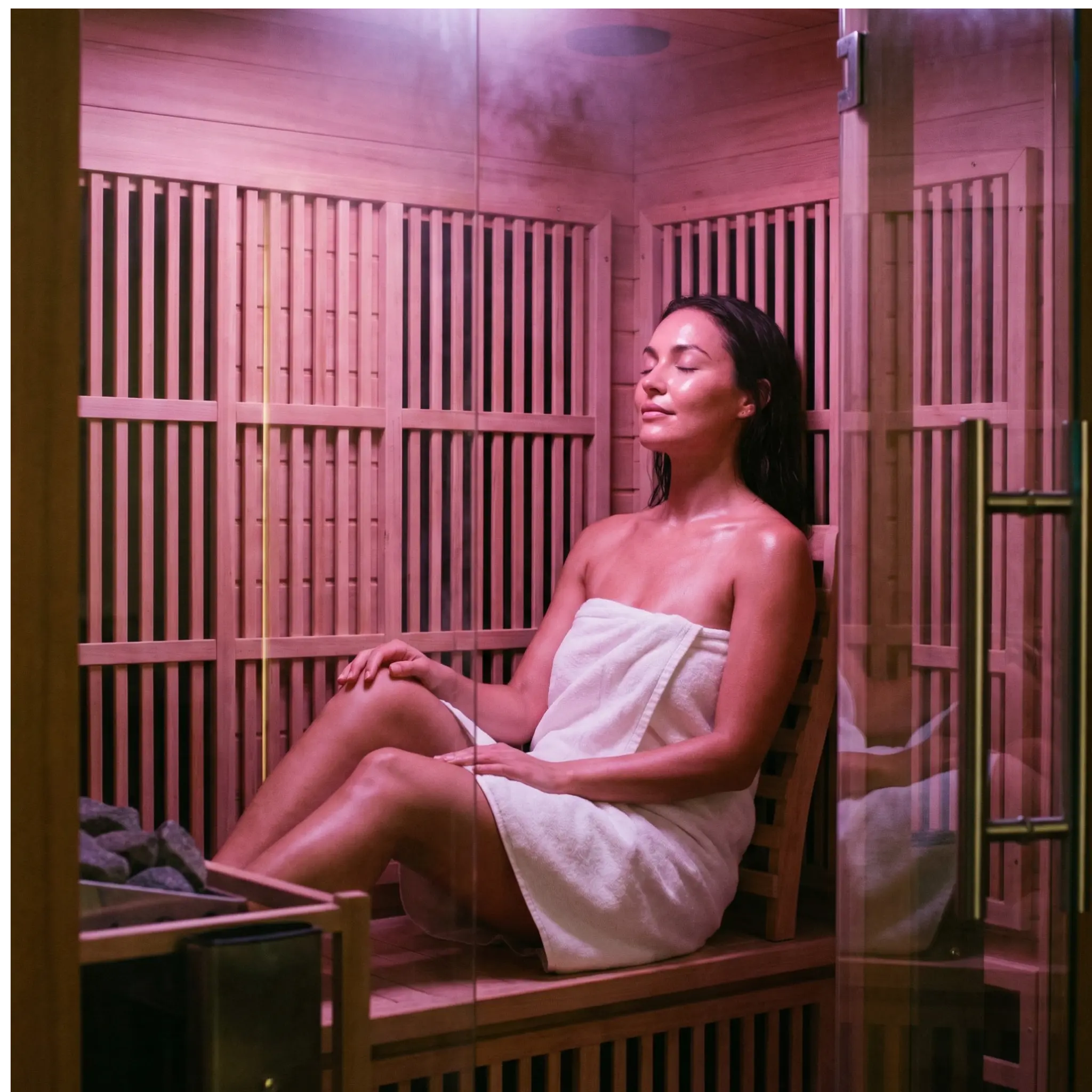 Infrared sauna recovery