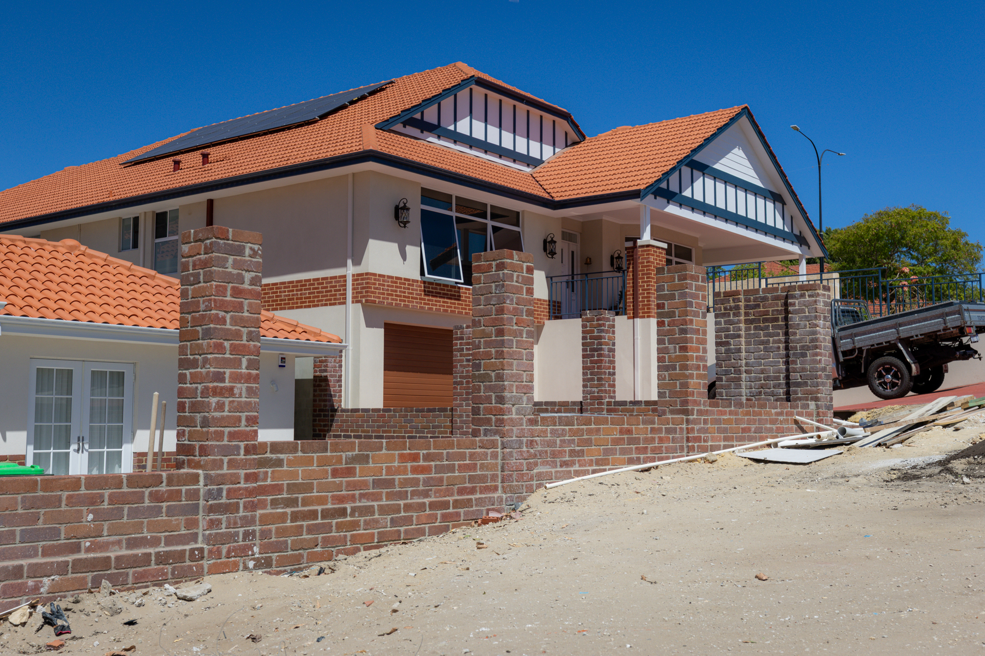 Quality homes with brick work