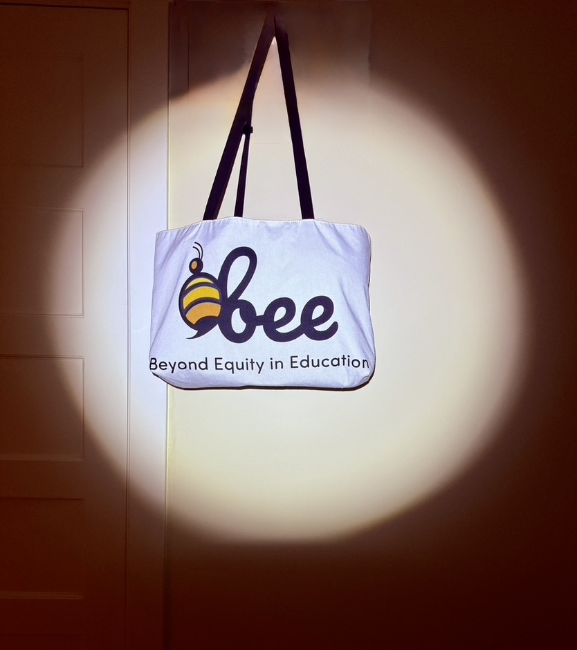 BEE founder wearing the BEE t-shirt