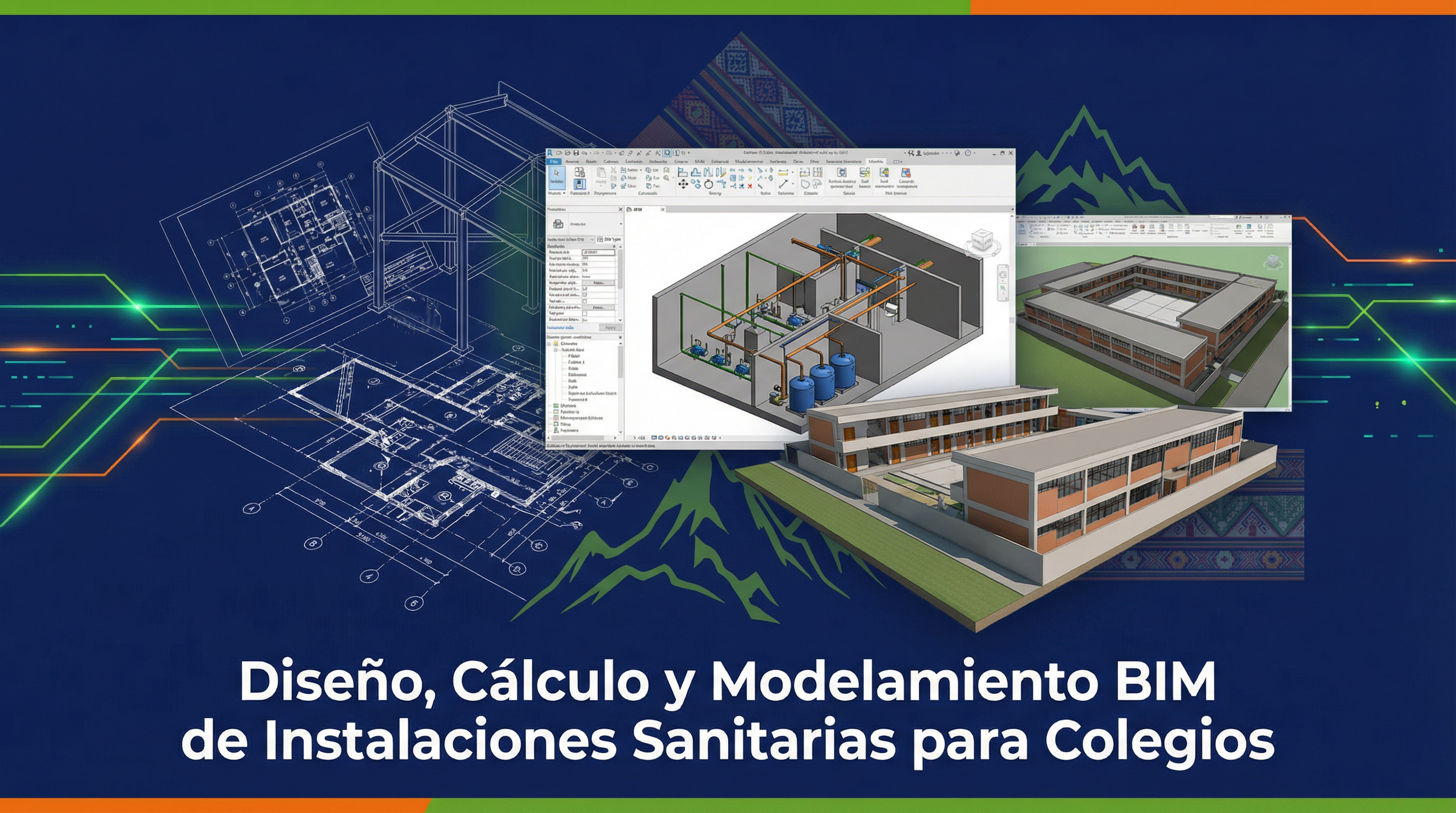 Diseño, Cálculo y Modelamiento BIM de Instalaciones Sanitarias para Colegios