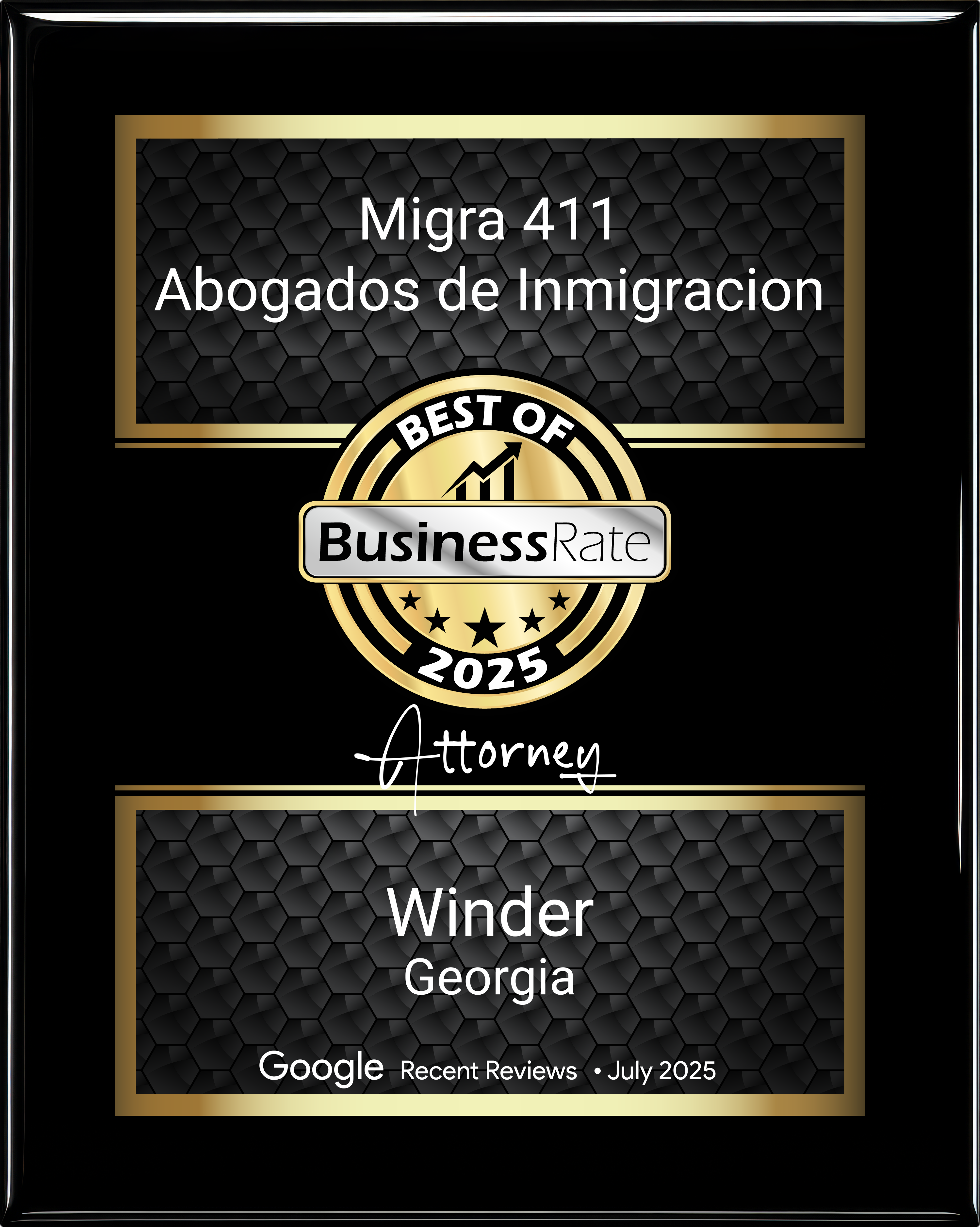 Best of BusinessRate 2025