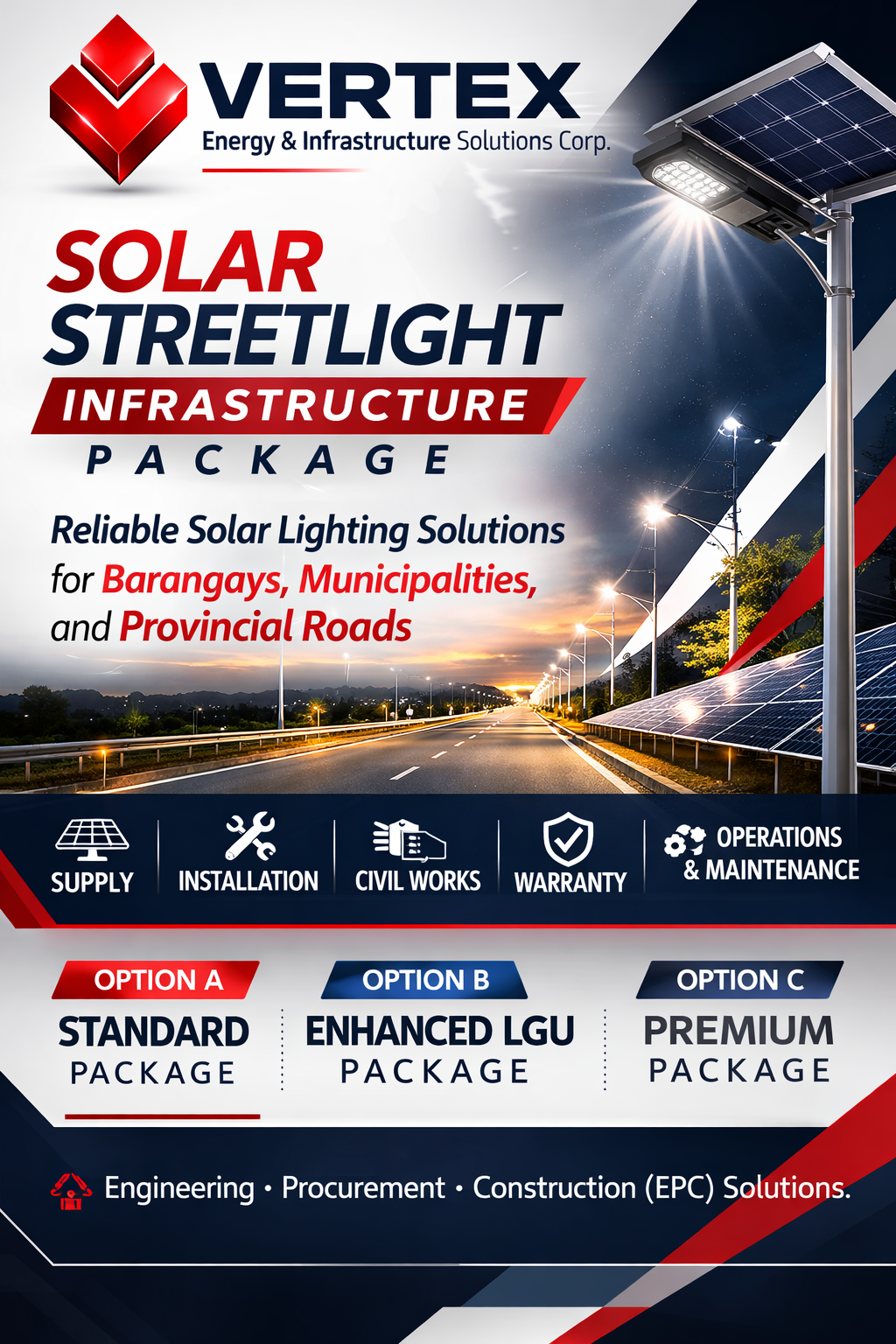 Solar Streetlight Infrastructure Project